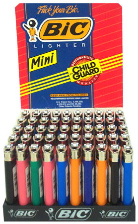 MINI BIC LIGHTER 50/CT