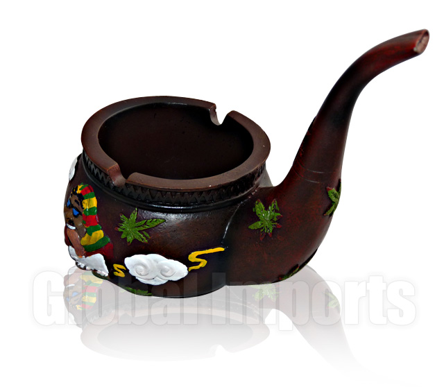 RASTA BELLY PIPE ASHTRAY